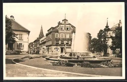 AK Kaiserslautern, Ansicht vom Fackelwoogbrunnen