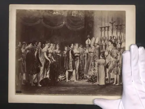 Fotografie Fotograf unbekannt, Mariage de Napoleon 1er & de Marie-Louise, Grossformat 32 x 25cm