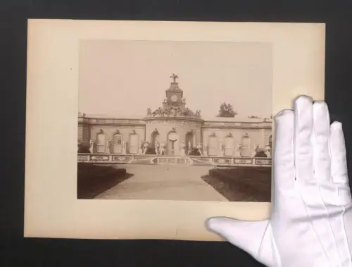 Fotografie unbekannter Fotograf, Ansicht Potsdam, Teilansicht des Schloss Sanssouci