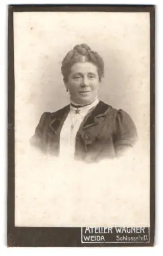 Fotografie Atelier Wagner, Weida, Schlossstrasse 17, Porträt einer Dame