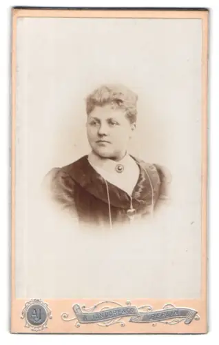 Fotografie A. Jandorf & Co., Berlin, Belle-Alliance-Str. 1, Porträt einer eleganten Frau