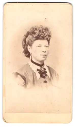 Fotografie Chr. Schildknecht, Fürth, Mühlgasse 2, Porträt einer Dame