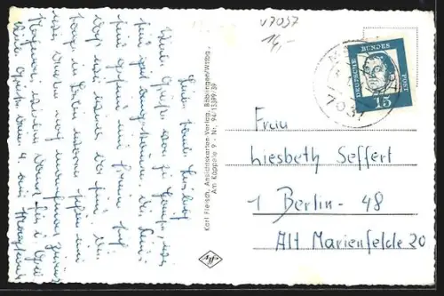 AK Magstadt /Böblingen, Kirche, Rathaus