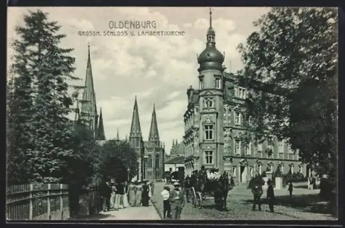 AK Oldenburg, Grossherzogliches Schloss, Lambertikirche