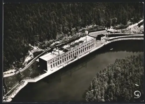 AK Trausnitz, Reisach am Trausnitzsee, Pumpspeicherwerk Energieversorgung Ostbayern AG, Fliegeraufnahme