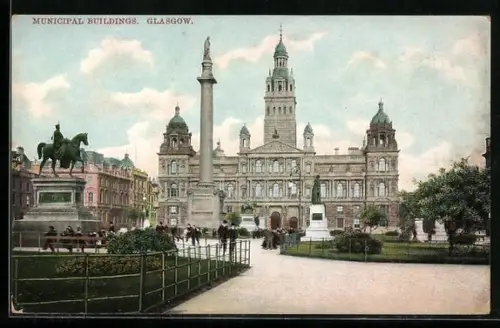 AK Glasgow, George Square and Municipal Buildings