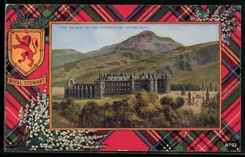 AK Edinburgh, The Palace of Holyroodhouse, Tartan Royal Stewart
