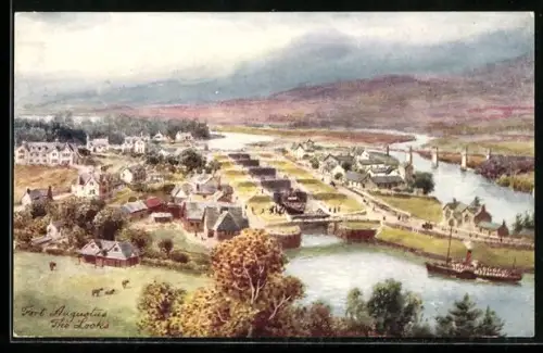 Künstler-AK Raphael Tuck & Sons Nr. 7686: Fort Augustus, The Looks