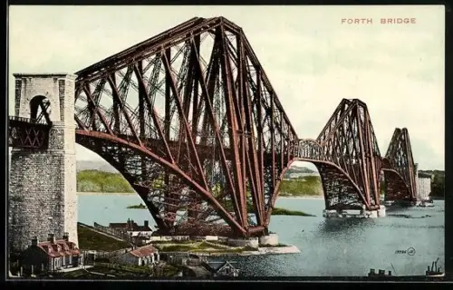 AK Forth Bridge, Bridge and Houses