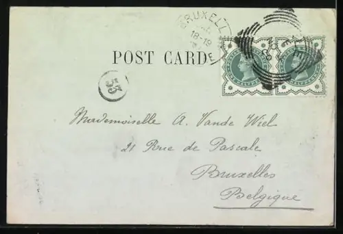 Mondschein-AK Whitby, Piers