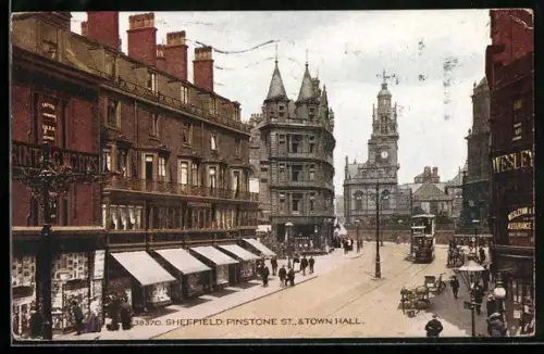 AK Sheffield, Pinstone St. & Town Hall