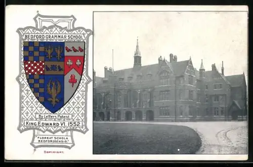AK Bradford, Grammar School with its Coat of Arms