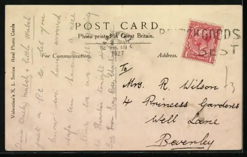 AK Wakefield, War Memorial