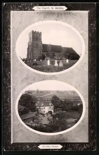 AK Bentley Green, The Church and general view