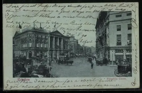 AK London, Piccadilly Circus