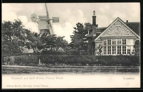 AK London, Windmill and Golf House, Putney Heath