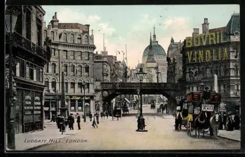 AK London, Ludgate Hill