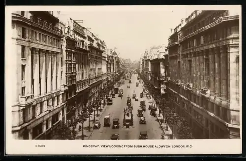 AK London, Kingsway, View Looking from Bush House