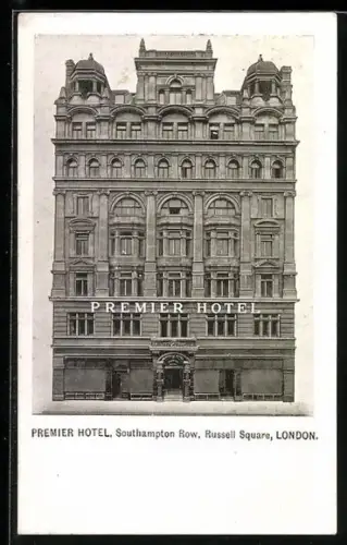 AK London, Premier Hotel, Southampton Row, Russell Square