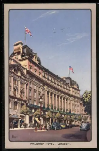 Künstler-AK London, Waldorf Hotel
