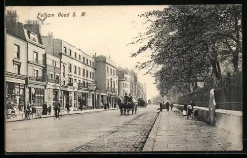 AK Fulham, Street view at Road S.W.