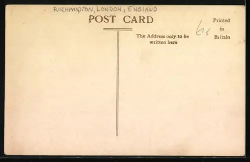 AK Roehampton, Queen Mary`s Hospital