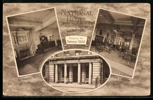 AK London, National Hotel, Upper Bedford Place and Russell Square