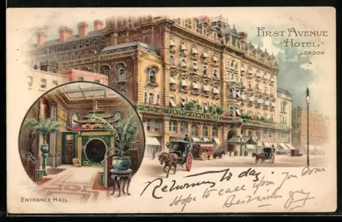 AK London, First Avenue Hotel, Entrance Hall