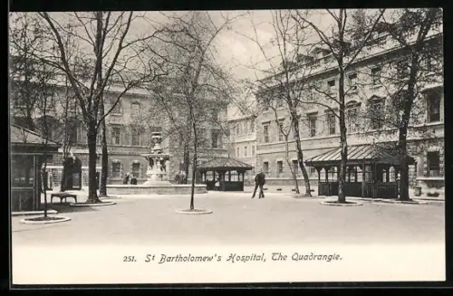AK London, St Bartholomew`s Hospital, The Quadrangle