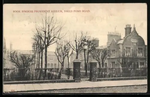 AK London, Book Binders Provident Asylum, Balls Pond Road
