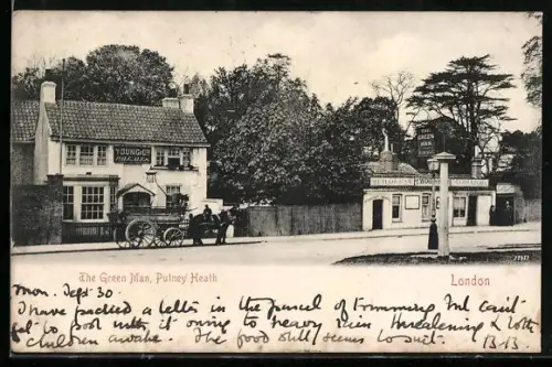 AK London, The Green Man, Putney Heath
