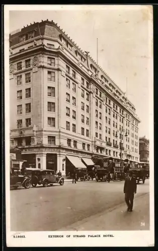 AK London, Exterior of Strand Palace Hotel