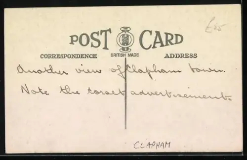 AK Clapham, The Pavement