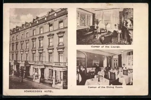 AK London, Schroeder`s Hotel, Dining Room and Lounge