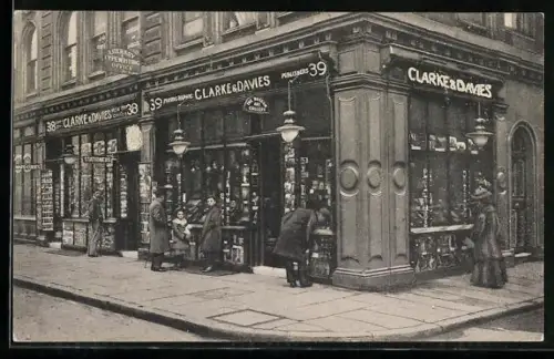 AK London, Advertisement for Clarke & Davies Photographic Publishers, 38&39 Museum Street