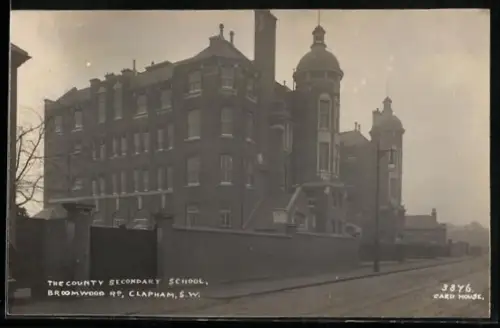 AK Clapham, Broomwood Rd, The County Secondary School