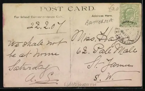 AK Wandsworth, Elspeth Rd.