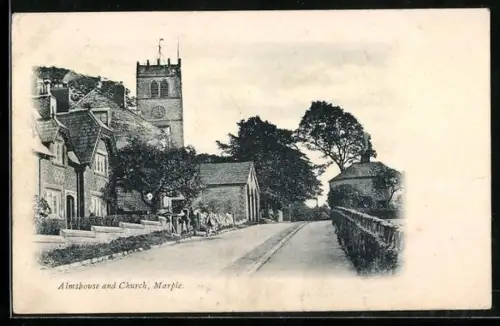 AK Marple, Almshouse and Church