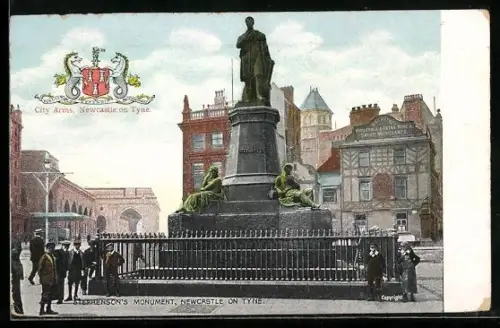 AK Newcastle-on-Tyne, Stephenson`s Monument