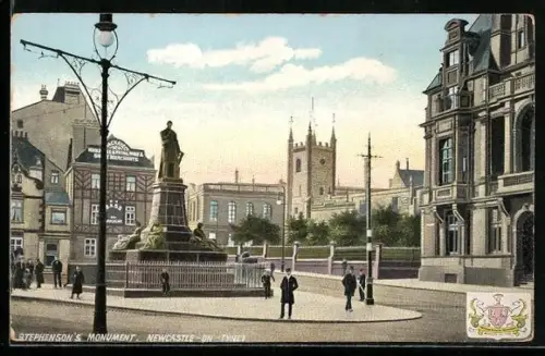 AK Newcastle-on-Tyne, Stephenson`s Monument