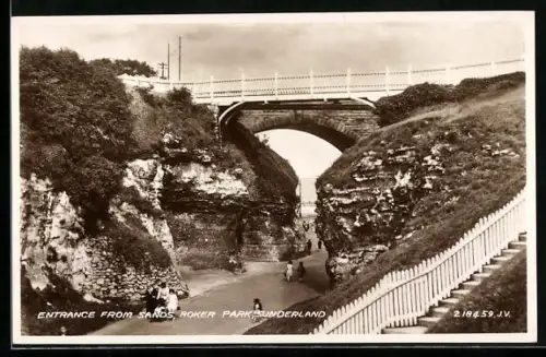 AK Sunderland, Roker Park, Entrance from Sands