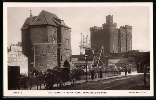 AK Newcastle-on-Tyne, Old Castle & Black Gate