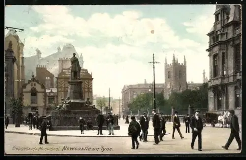 AK Newcastle-on-Tyne, Stephenson`s Monument