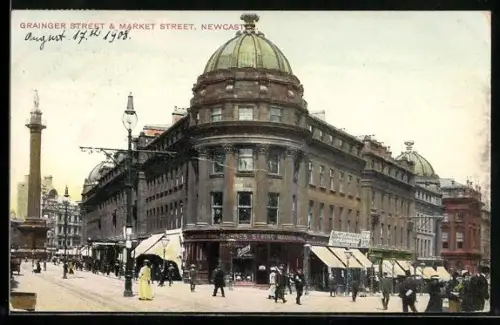 AK Newcastle, Grainger Street & Market Street