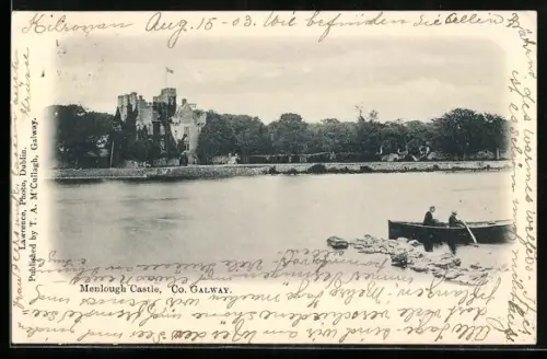 AK Menlough /Co. Galway, Castle