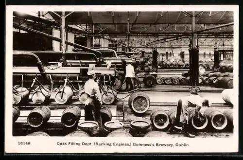 AK Dublin, Cask Filling Dept, Racking Engines in the Guinness Brewery