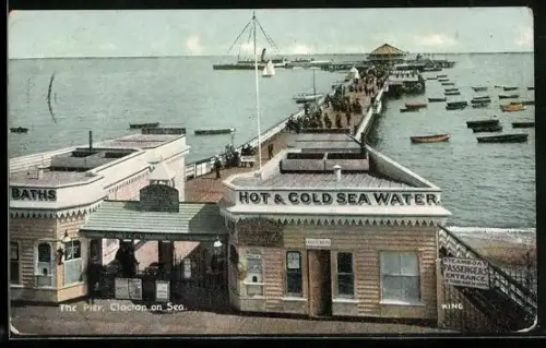 AK Clacton-on-Sea, The Pier, Panorama
