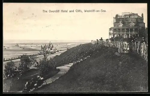 AK Westcliff-on-Sea, The Overcliff Hotel and Cliffs