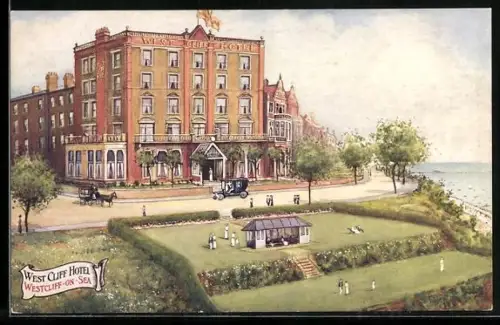 Künstler-AK Westcliff-on-Sea, West Cliff Hotel