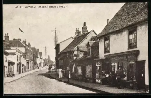 AK Witham, High Street, Shop, Inn